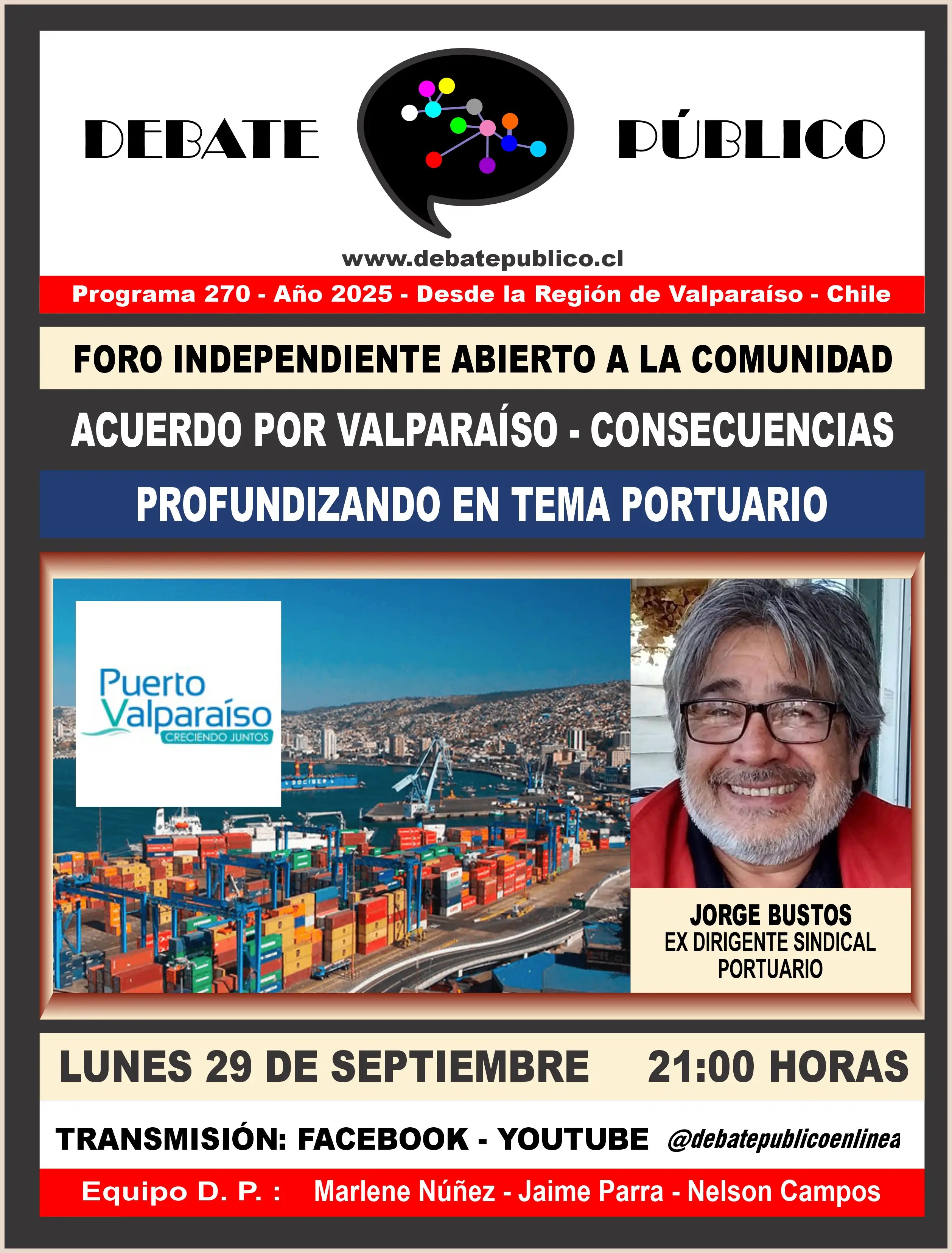 Acuerdo por Valparaíso - Jorge Bustos 29 9 2025